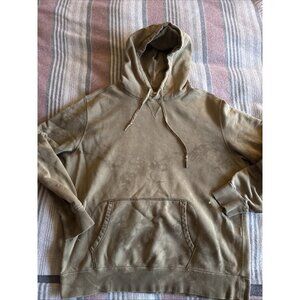 Huckberry Wellen Vintage Wash Tie Dye Pullover Hoodie Navy Sz L Outdoor Surf